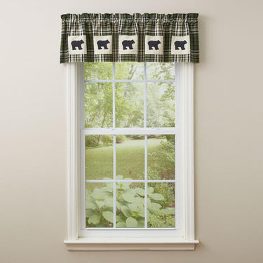 Juniper Plaid Valance - Bear Patch Park Designs - The Fox Decor